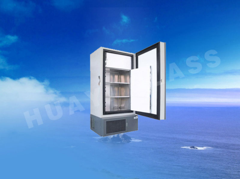 Biological medical cabinet glass door