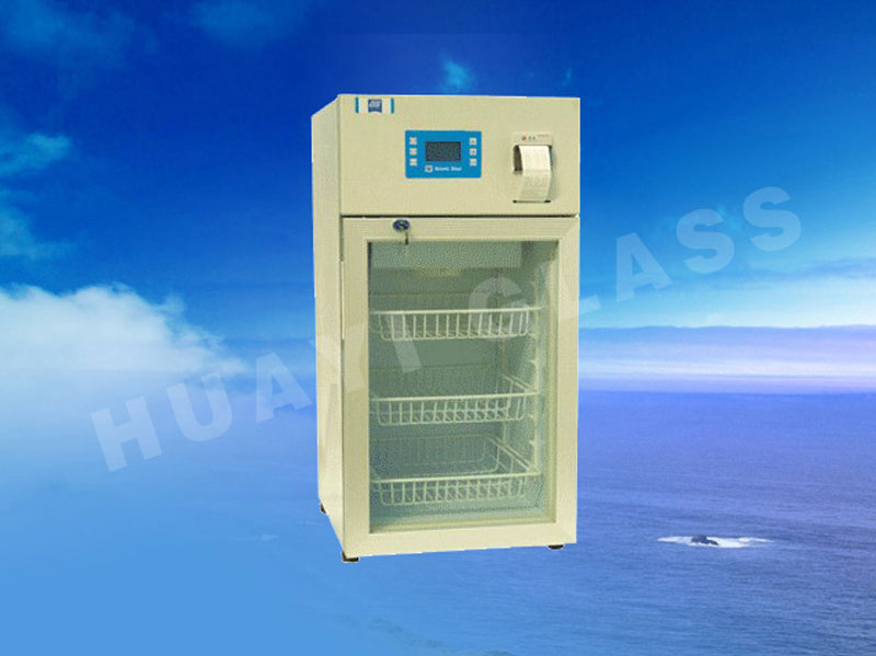 Biological medical cabinet glass door