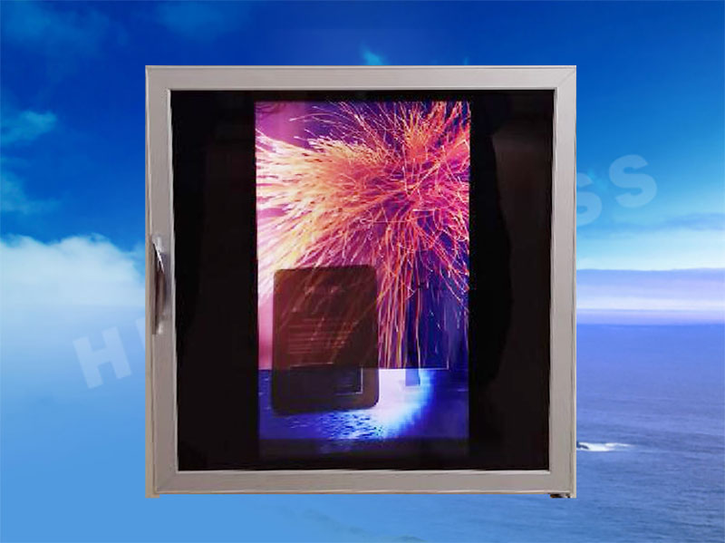 LCD display screen glass door